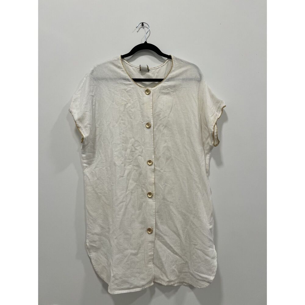 Vintage Wear Abouts Button Down Tunic Made In USA